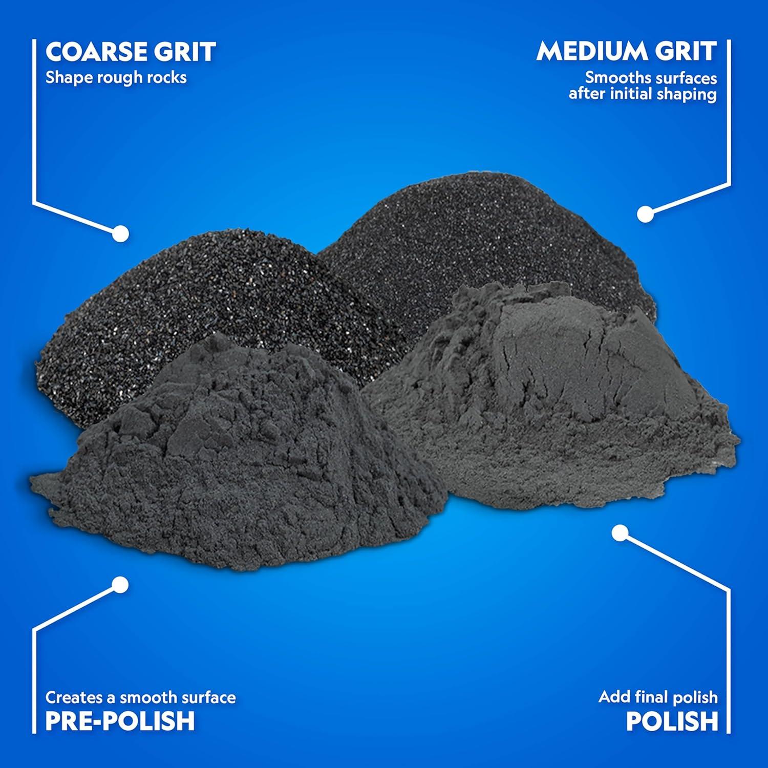 NATIONAL GEOGRAPHIC Ceramic Media for Rock Tumbling – 1.5 lb Ceramic Pellets, Tumbling Media for Rock Polisher, Use with Rock Tumbler Grit, Protects Rocks, Reusable, Rock Tumbling Supplies(Bulk Grit Media)