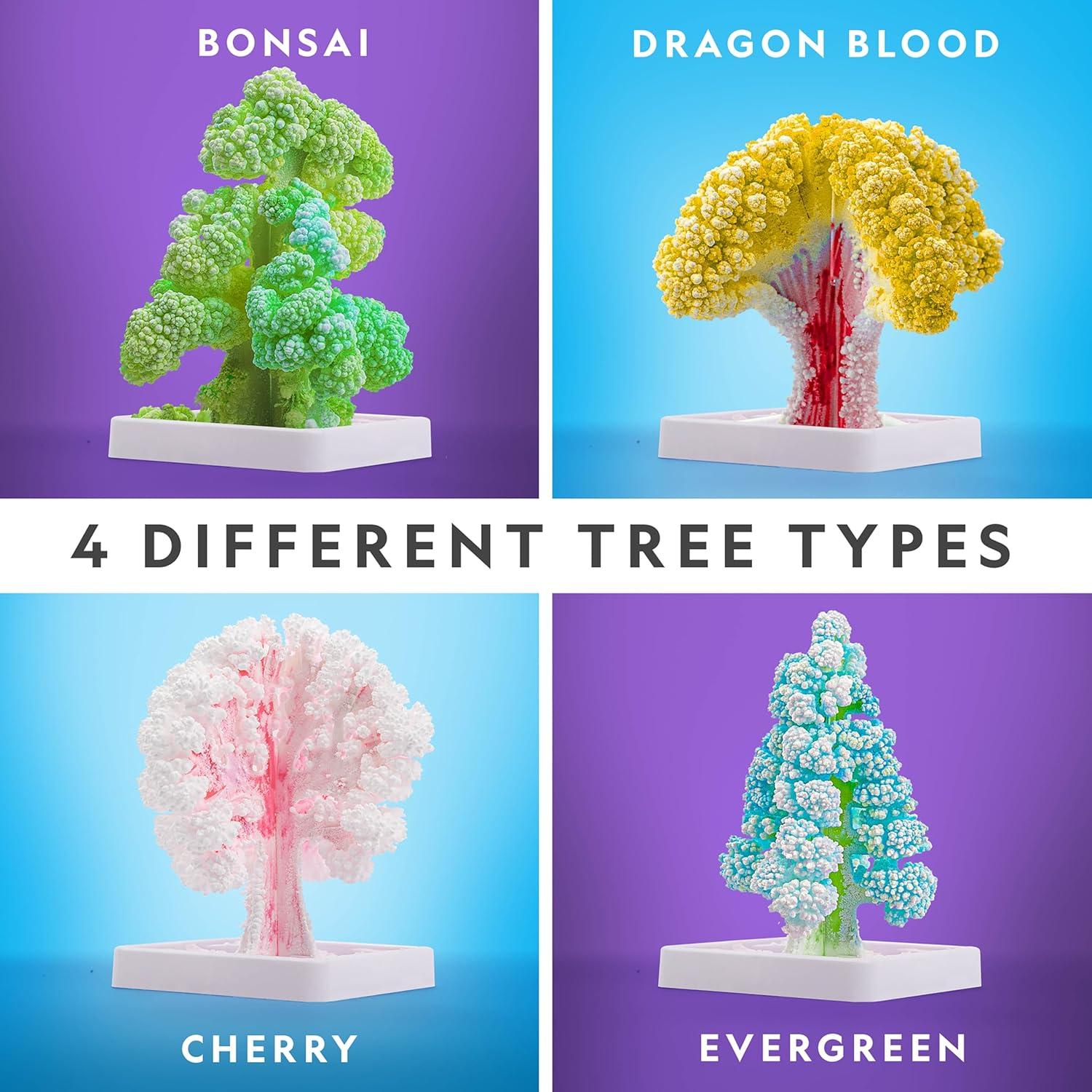 National Geographic Craft Kits for Kids – Crystal Growing Kit, Grow 6 Crystal Trees in Just 6 Hours, Educational Craft Kit with Art Supplies, Geode Specimen, STEM Arts & Crafts Kit (Amazon Exclusive)