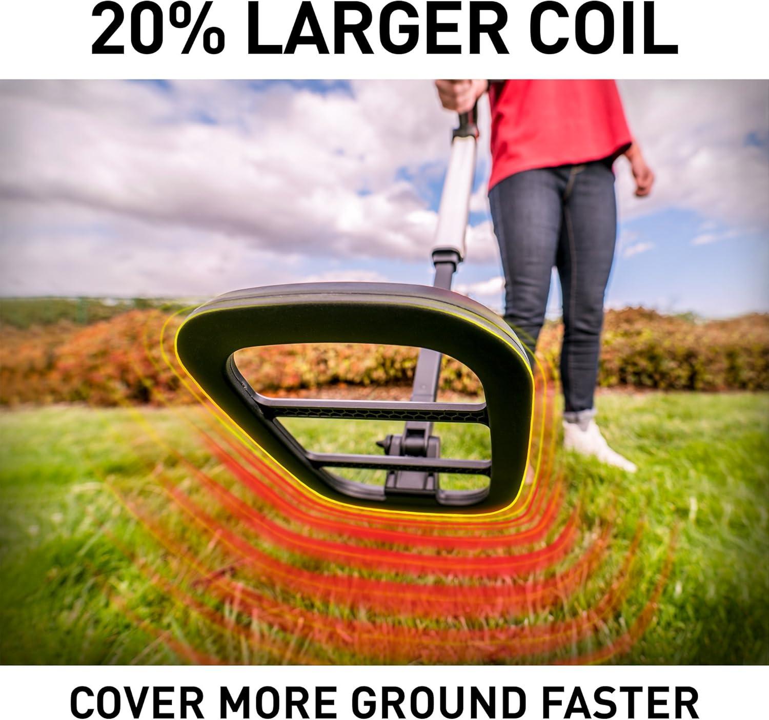 National Geographic PRO Series Metal Detector – Ultimate Treasure Hunter with Pinpointer, Large Waterproof 10″ Coil – Lightweight and Collapsible for Easy Travel (Amazon Exclusive)