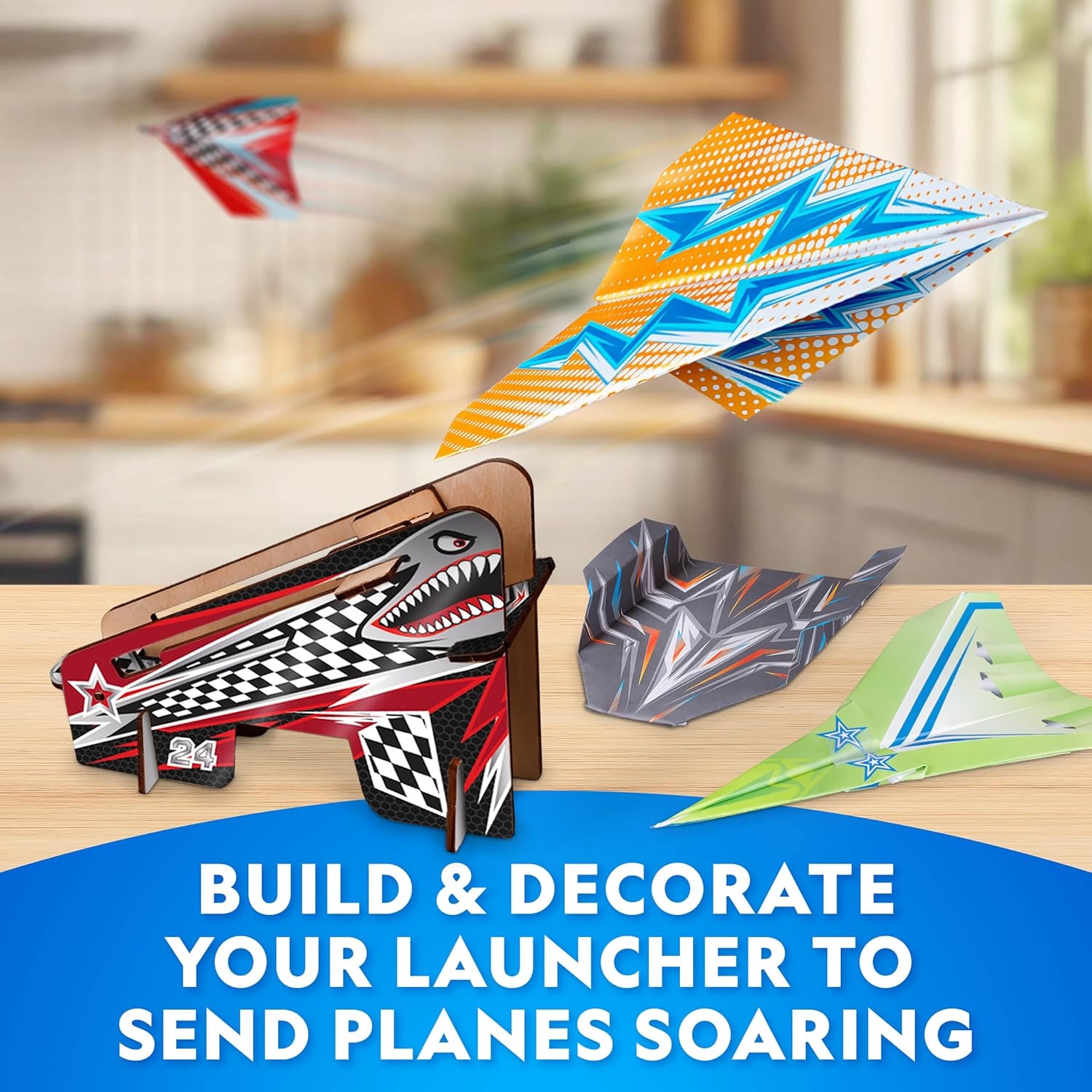 National Geographic Paper Airplane Book Kit for Kids Ages 6-12