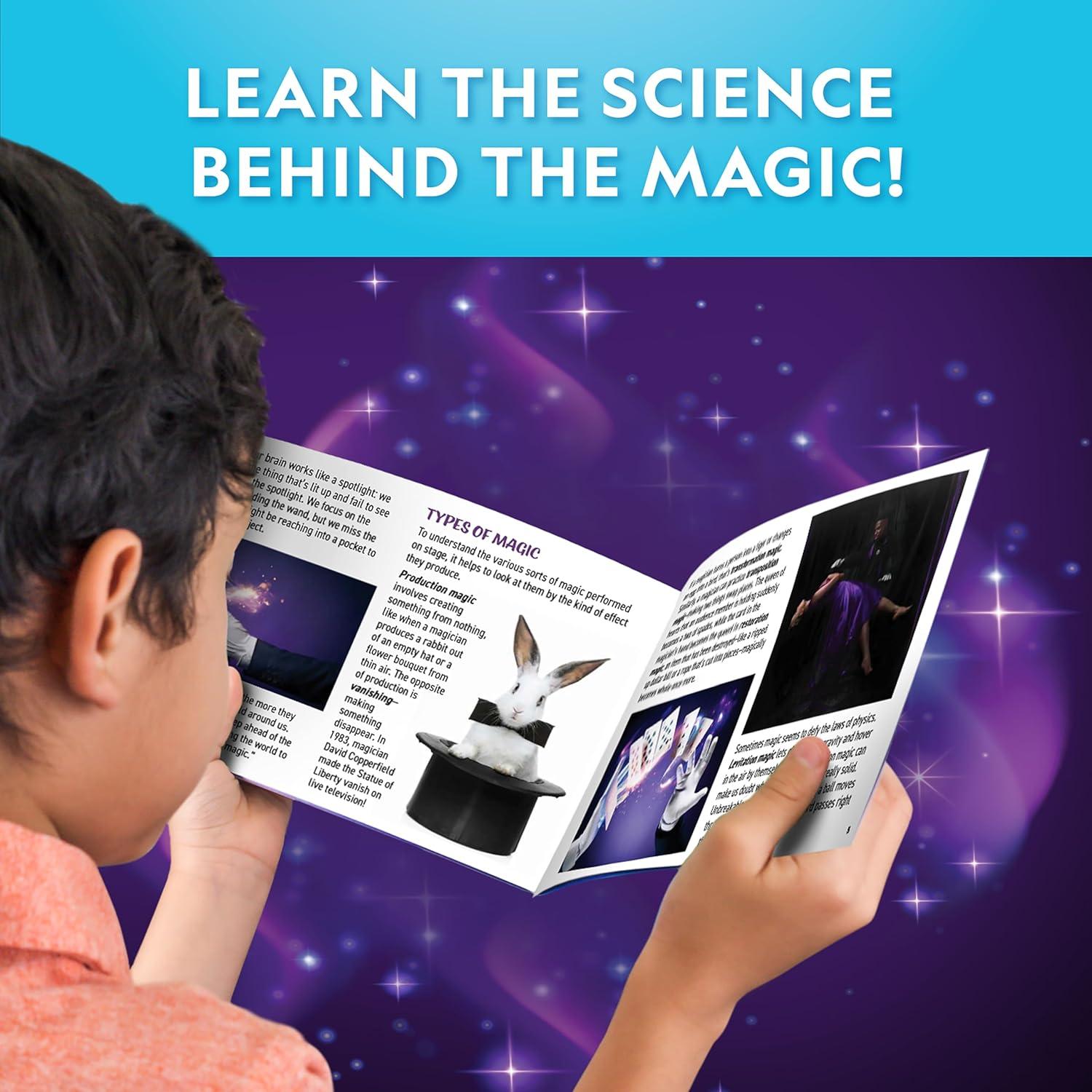National Geographic Kids Magic Set – 45 Magic Tricks for Kids to Perform with Step-by-Step Video Instructions for Each Trick Provided by a Professional Magician, Toys for Boys and Girls(Multicolor)