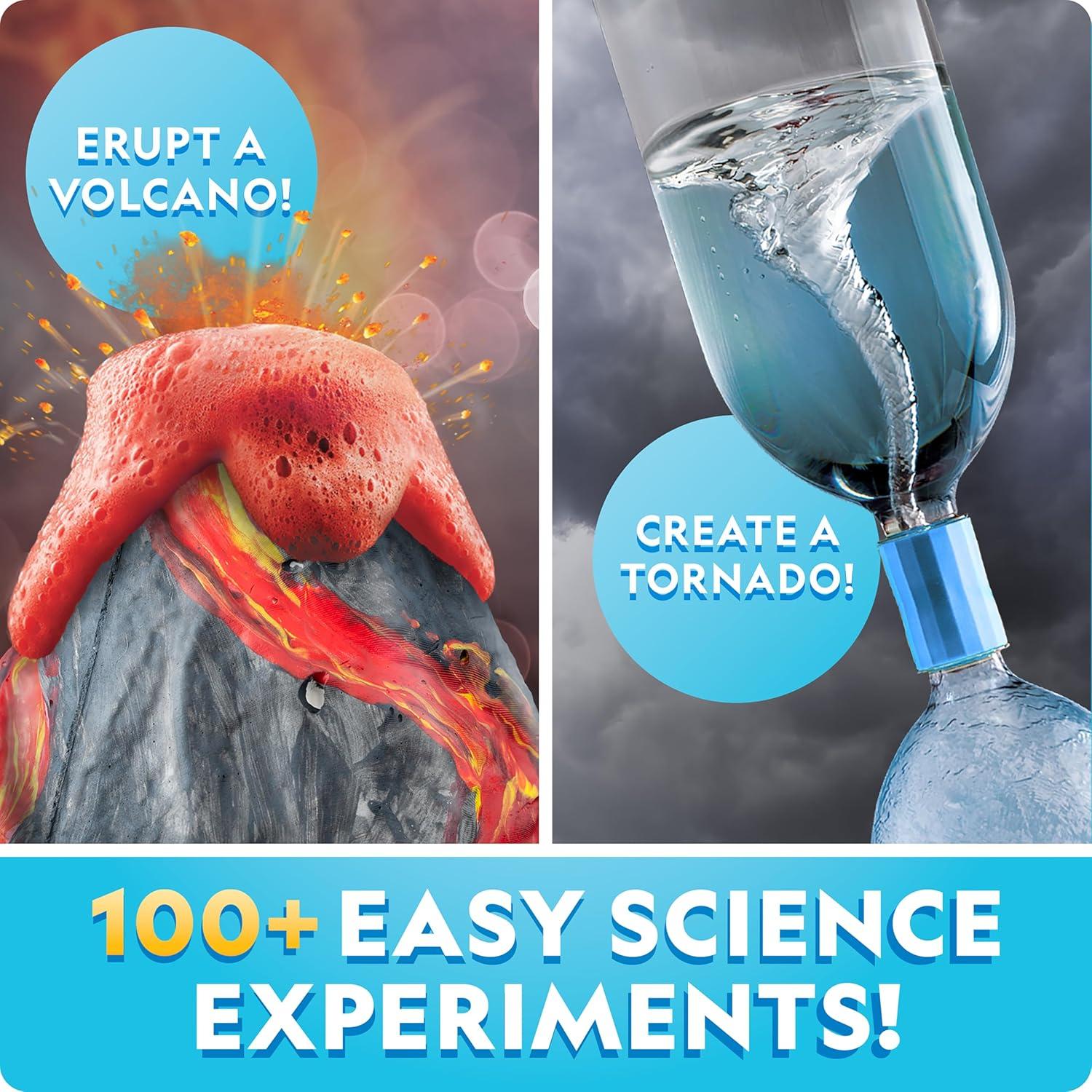 National Geographic Mega Space Activity Kit – Glow in The Dark Science Craft Kit for Kids with 100+ Pieces, Launch a Rocket, Create Glowing Constellations, Paint a Solar System & More(Earth Science)