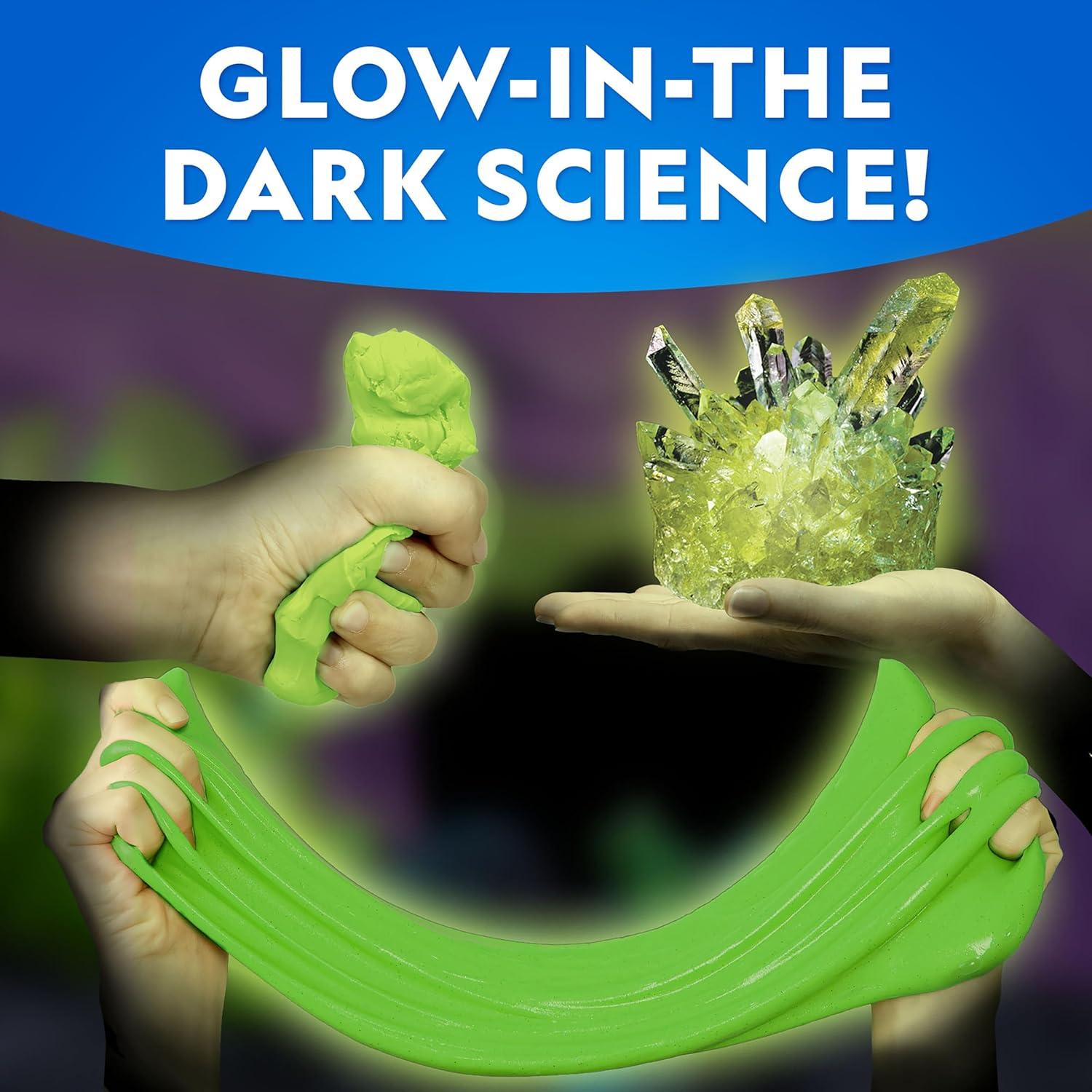 National Geographic Mega Space Activity Kit – Glow in The Dark Science Craft Kit for Kids with 100+ Pieces, Launch a Rocket, Create Glowing Constellations, Paint a Solar System & More(Glow in the Dark Science)
