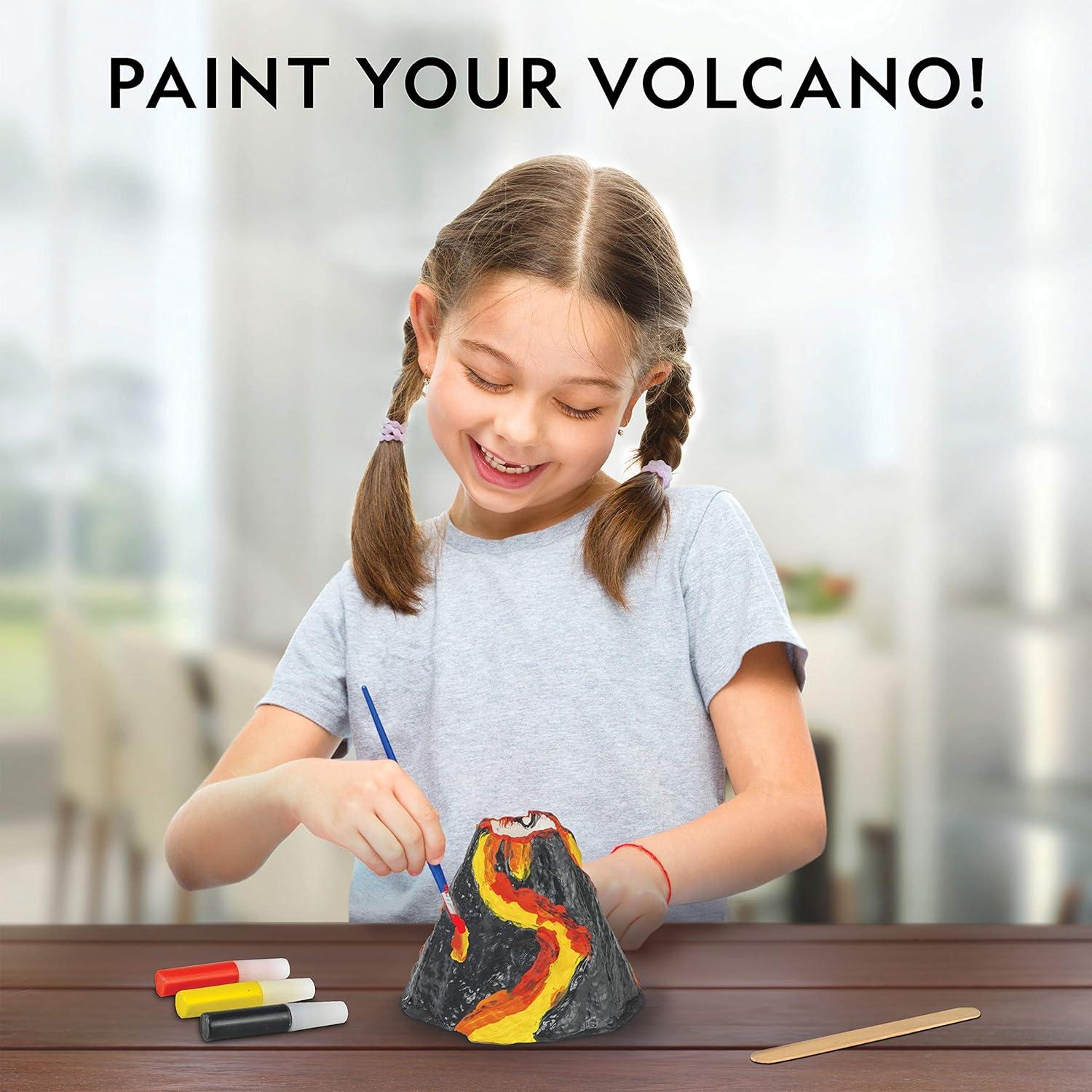 National Geographic Ultimate Volcano Kit – Erupting Volcano Science Kit for Kids, 3X More Eruptions, Pop Crystals Create Exciting Sounds, STEM Science & Educational Toys (Amazon Exclusive)(One Size)