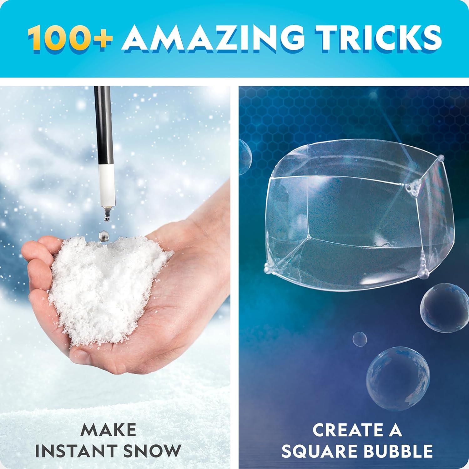 NATIONAL GEOGRAPHIC Science Magic Kit – Science Kit for Kids with 100+ Unique Experiments and Magic Tricks, Chemistry Set and STEM Project, A Great Gift for Boys and Girls (Amazon Exclusive)(Mega Science Kit)