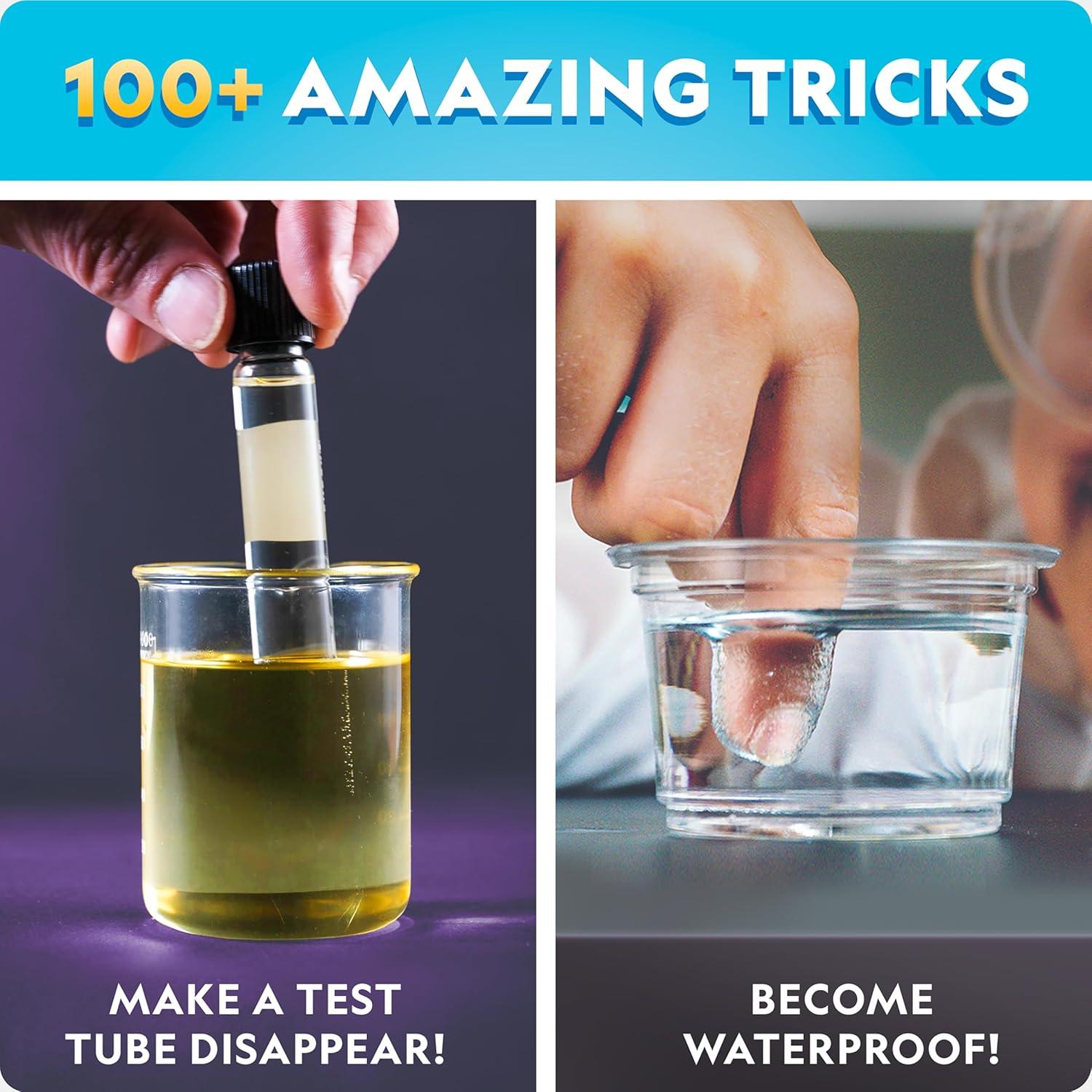 NATIONAL GEOGRAPHIC Science Magic Kit – Science Kit for Kids with 100+ Unique Experiments and Magic Tricks, Chemistry Set and STEM Project, A Great Gift for Boys and Girls (Amazon Exclusive)(Mega Science Kit)