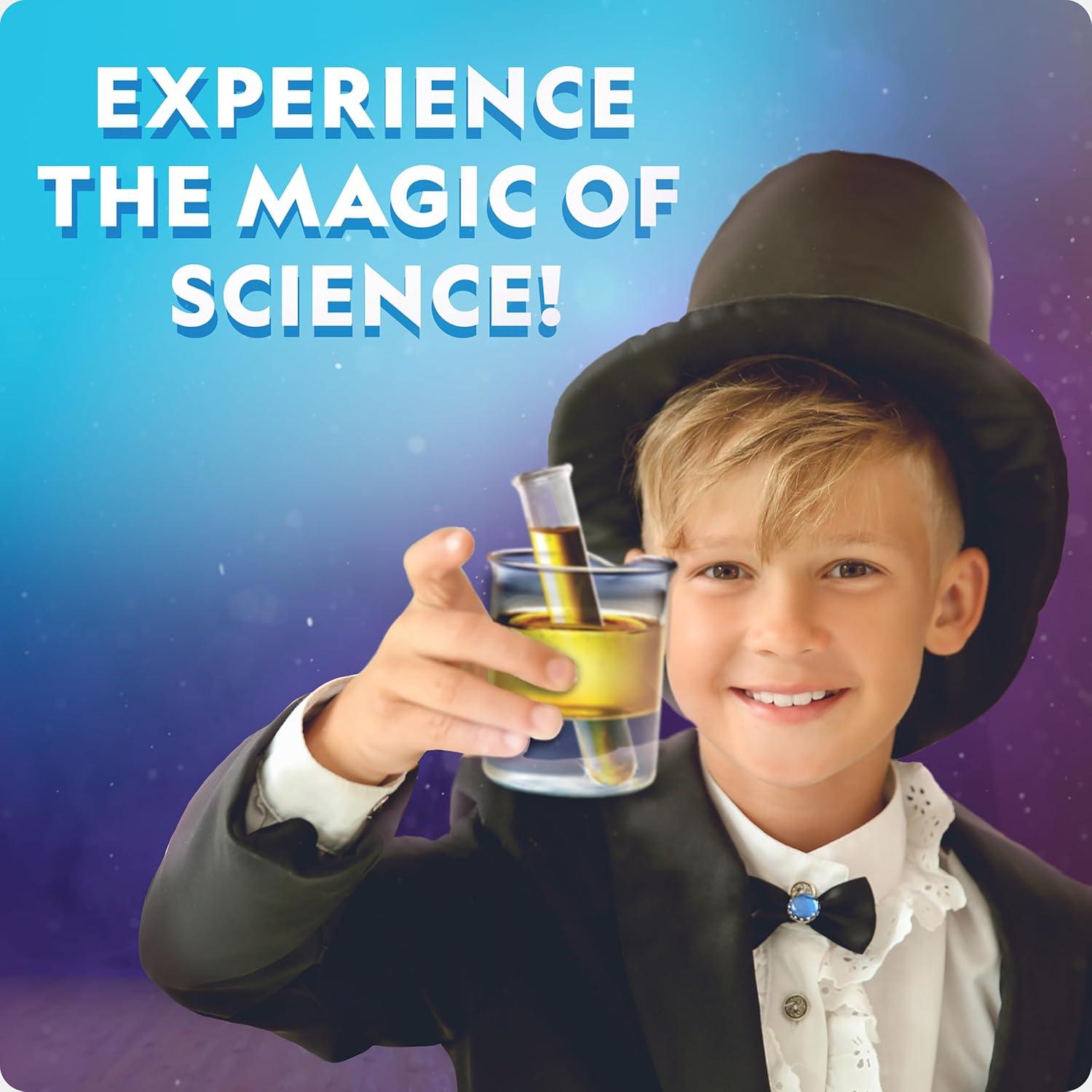 NATIONAL GEOGRAPHIC Science Magic Kit – Science Kit for Kids with 100+ Unique Experiments and Magic Tricks, Chemistry Set and STEM Project, A Great Gift for Boys and Girls (Amazon Exclusive)(Mega Science Kit)