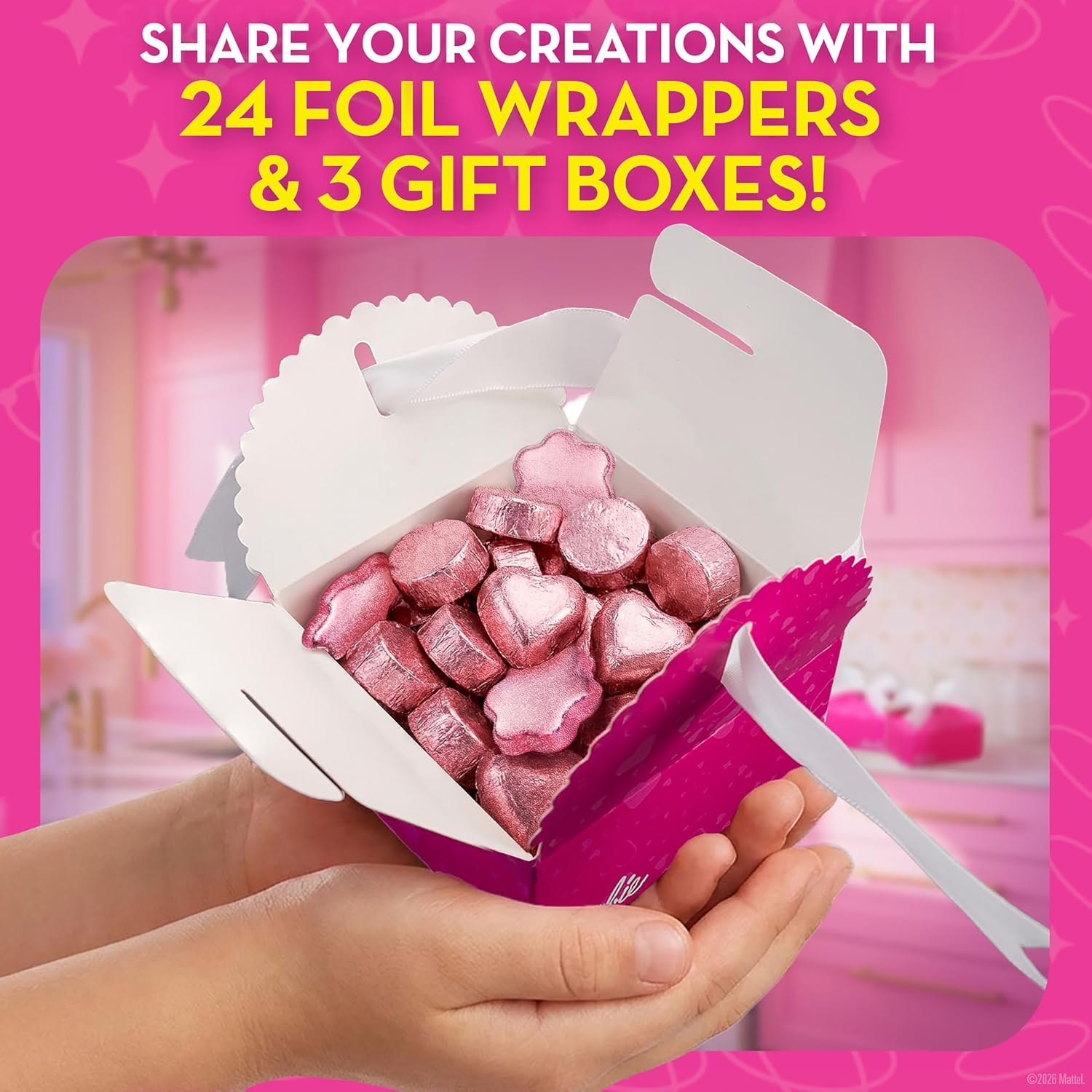 Barbie Candy Making Food Science Kit with 5 Recipes for Kids Ages 8-12