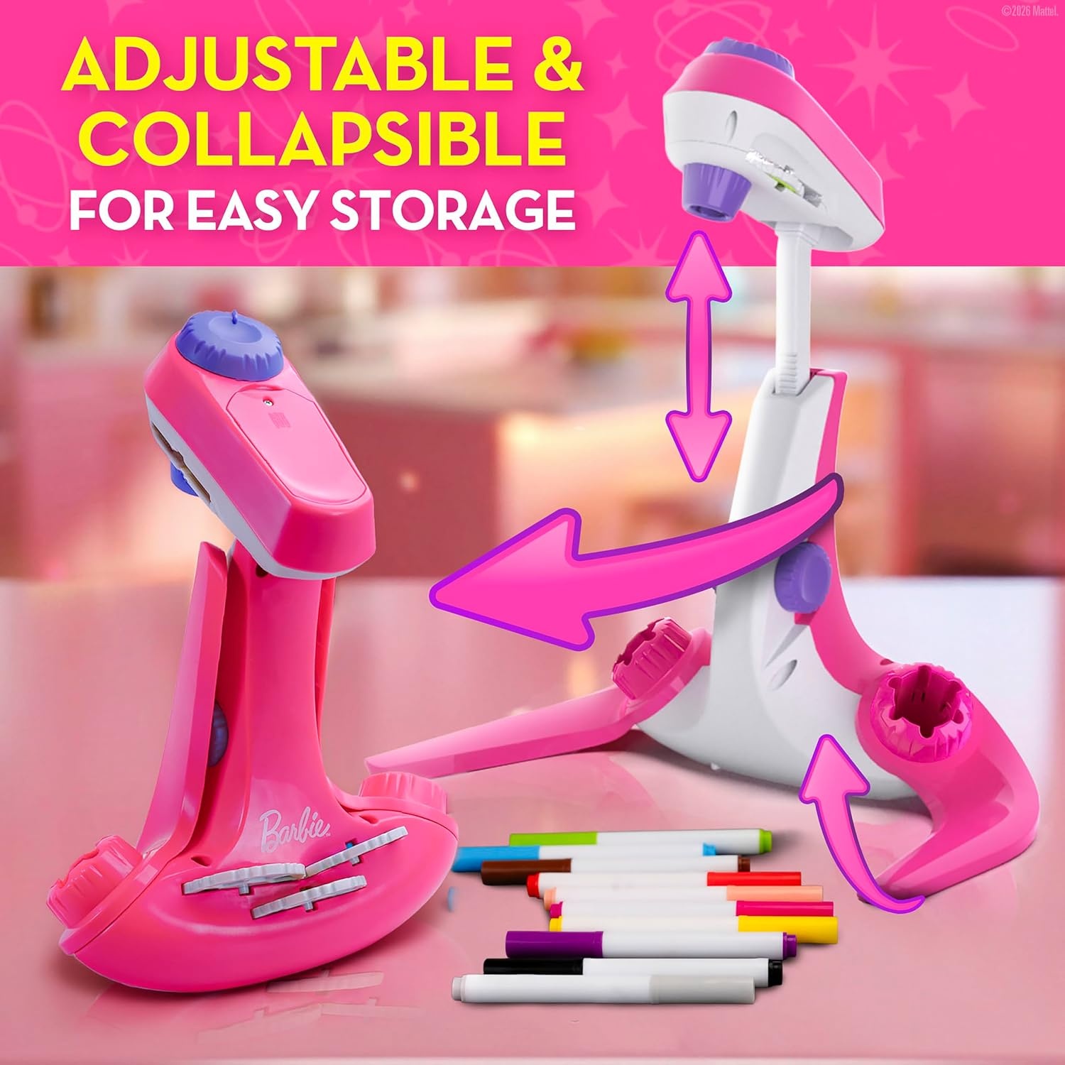 Barbie Dream Job Drawing Projector Art Activity Kit for Kids Ages 5+