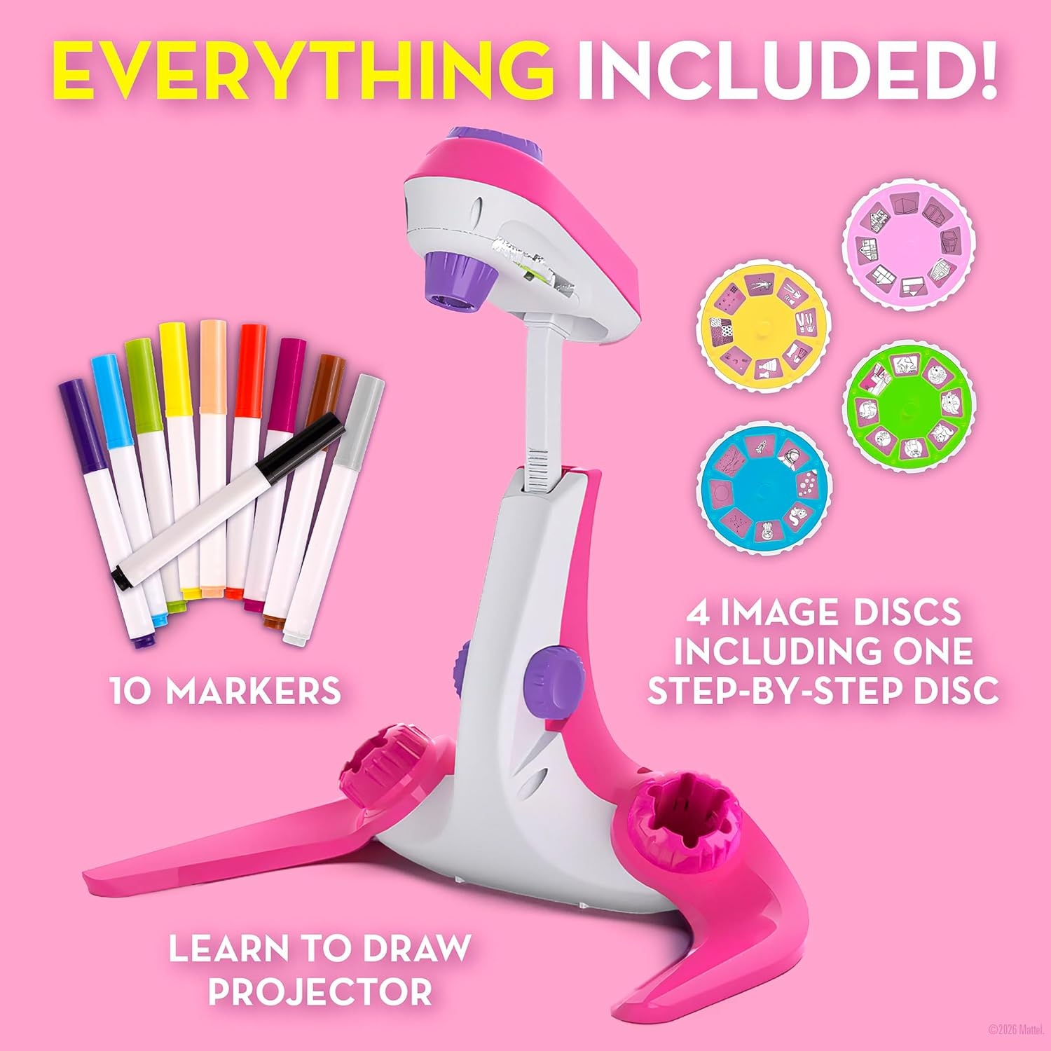 Barbie Dream Job Drawing Projector Art Activity Kit for Kids Ages 5+