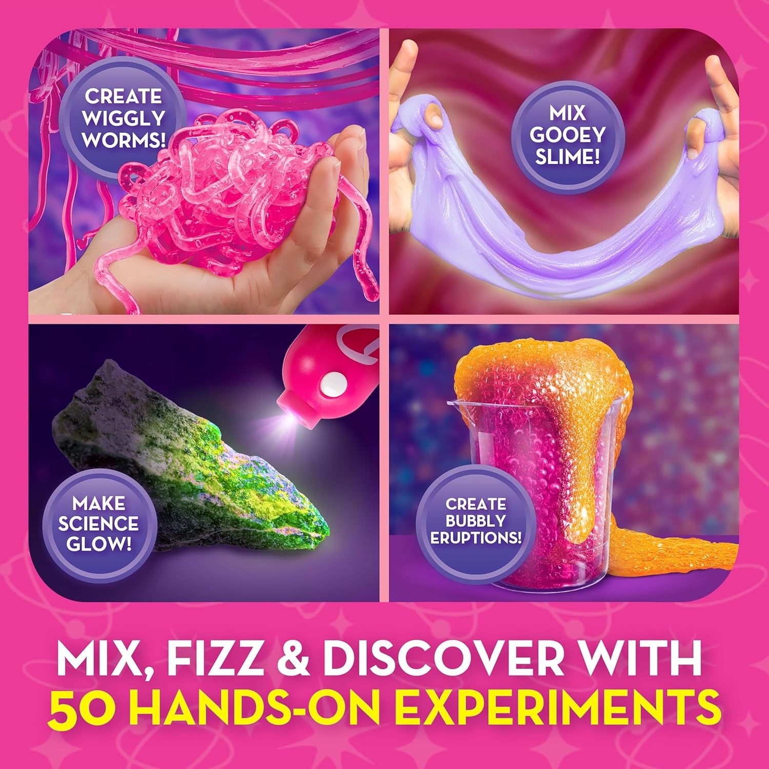 Barbie Chemistry Science Kit with 50 Experiments for Kids Ages 8-12