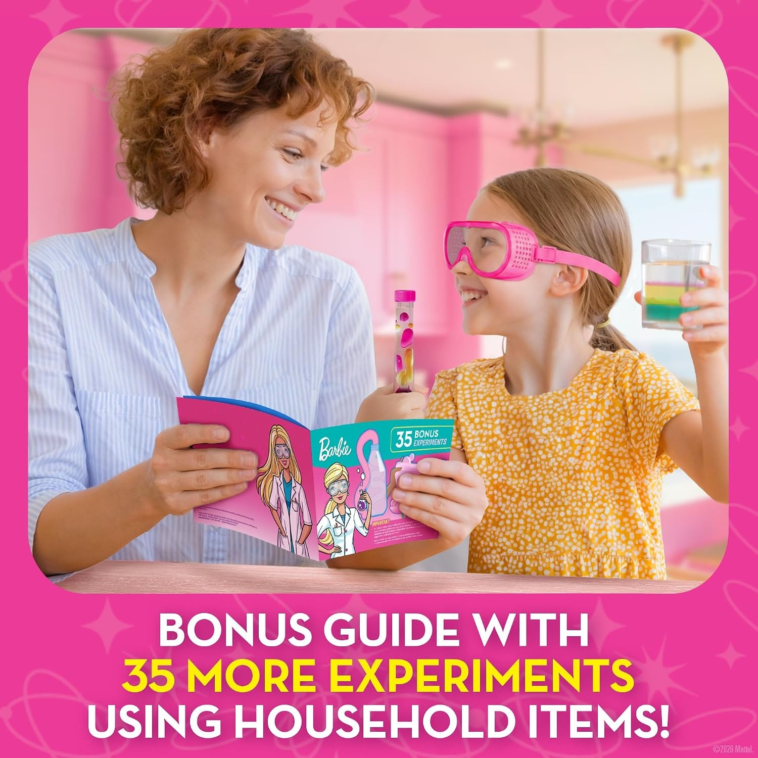 Barbie Chemistry Science Kit with 50 Experiments for Kids Ages 8-12
