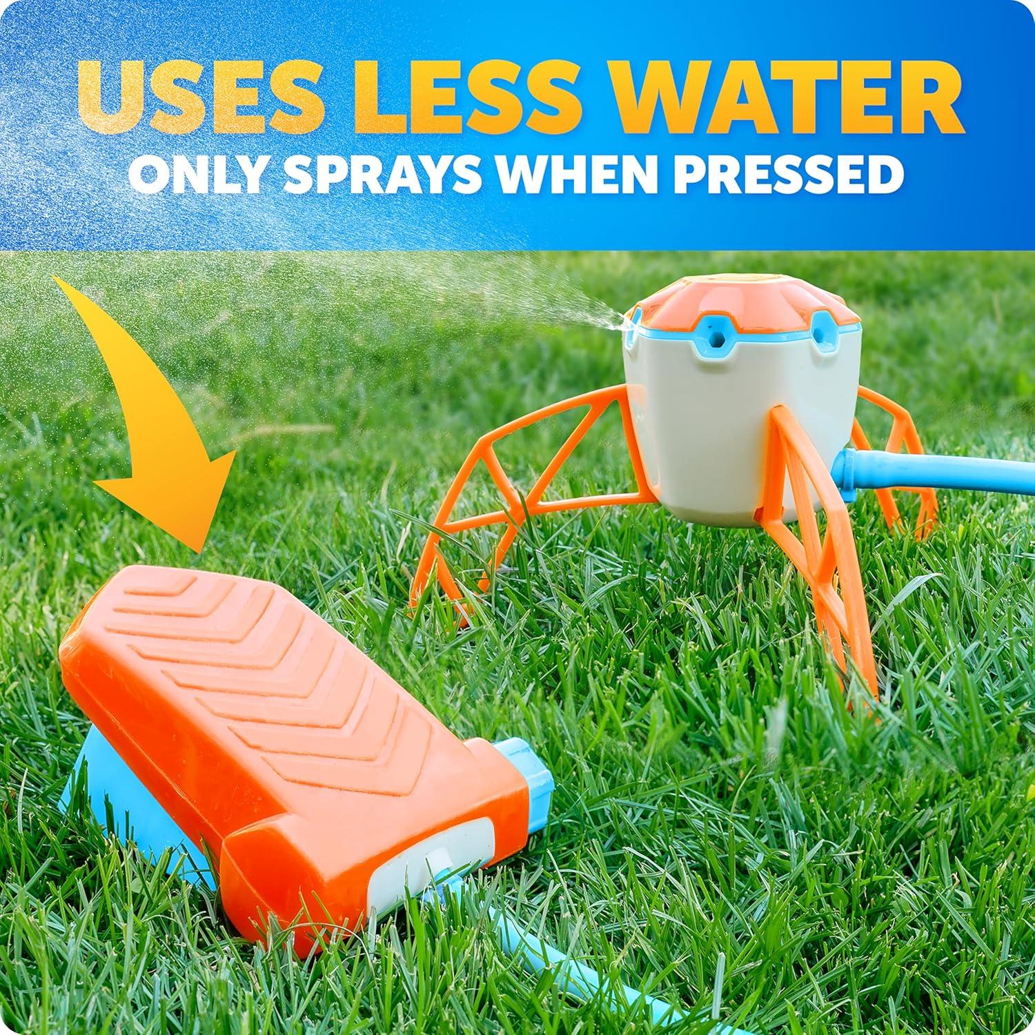 Blue Marble Stomp ‘N Spray Outdoor Sprinkler Game – Stomp & Splash Your Friends, Connects to Garden Hose, Kids Outdoor Water Fun, Kids Water Sprinklers, Water Sprayer, Sprinklers for Child