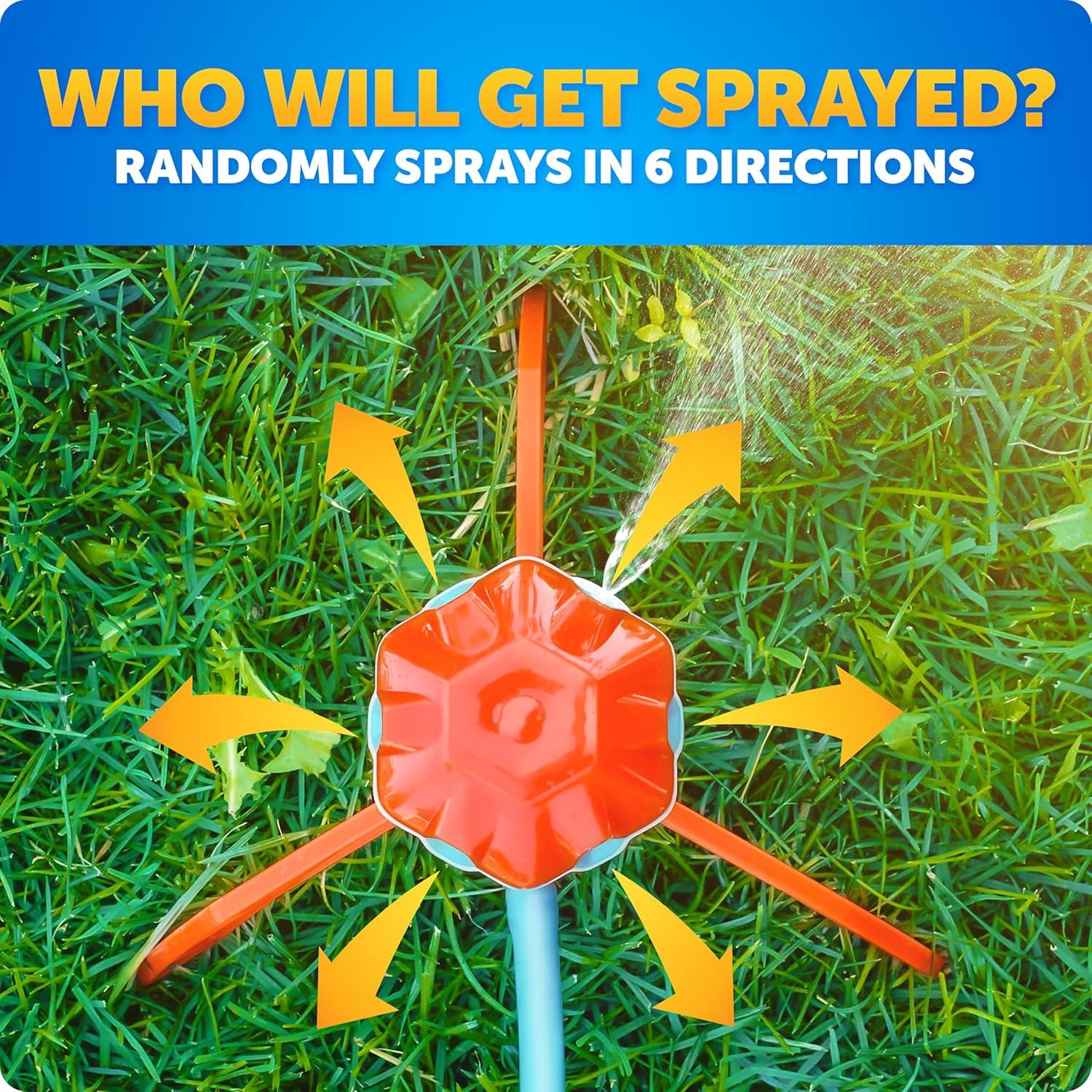 Blue Marble Stomp ‘N Spray Outdoor Sprinkler Game – Stomp & Splash Your Friends, Connects to Garden Hose, Kids Outdoor Water Fun, Kids Water Sprinklers, Water Sprayer, Sprinklers for Child