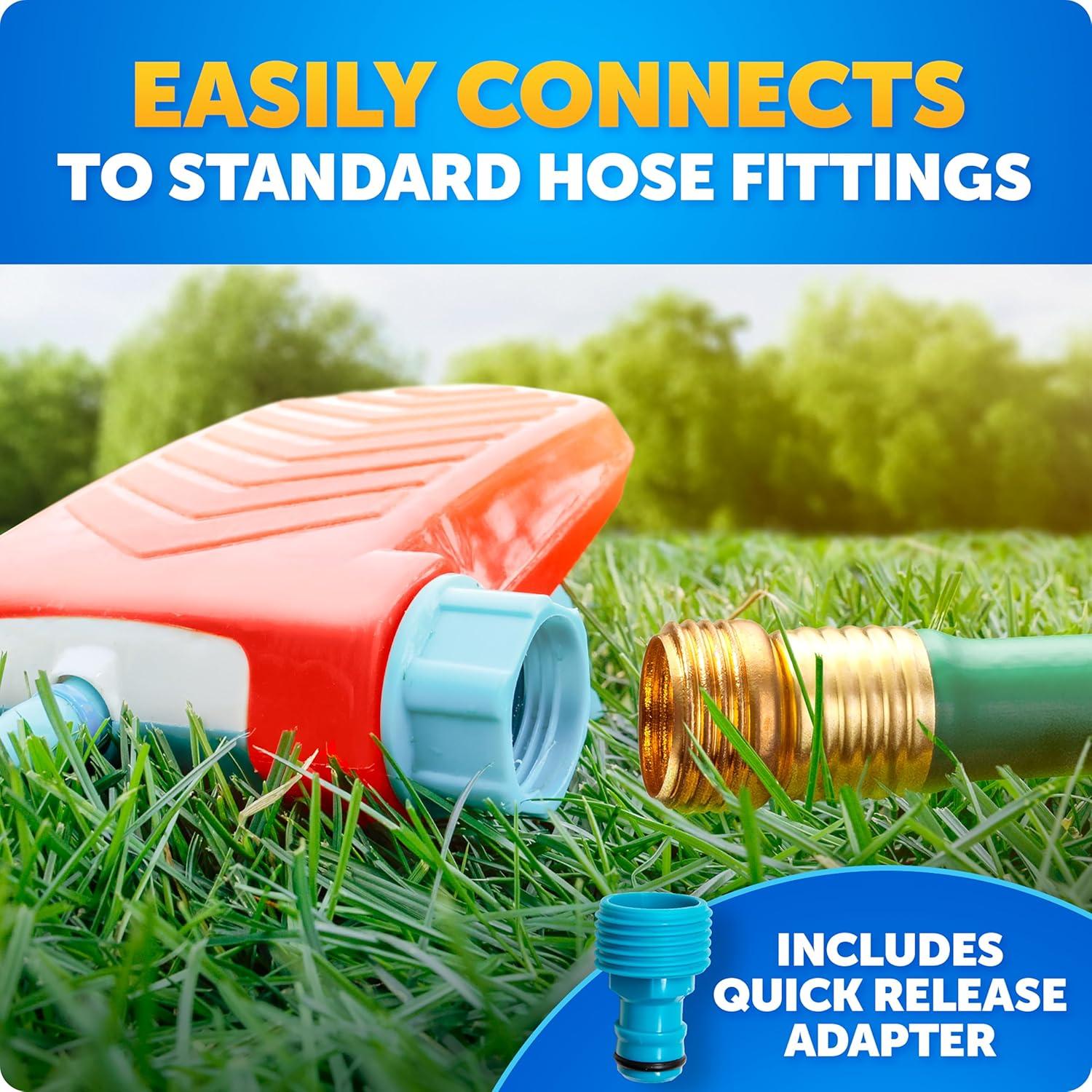 Blue Marble Stomp ‘N Spray Outdoor Sprinkler Game – Stomp & Splash Your Friends, Connects to Garden Hose, Kids Outdoor Water Fun, Kids Water Sprinklers, Water Sprayer, Sprinklers for Child