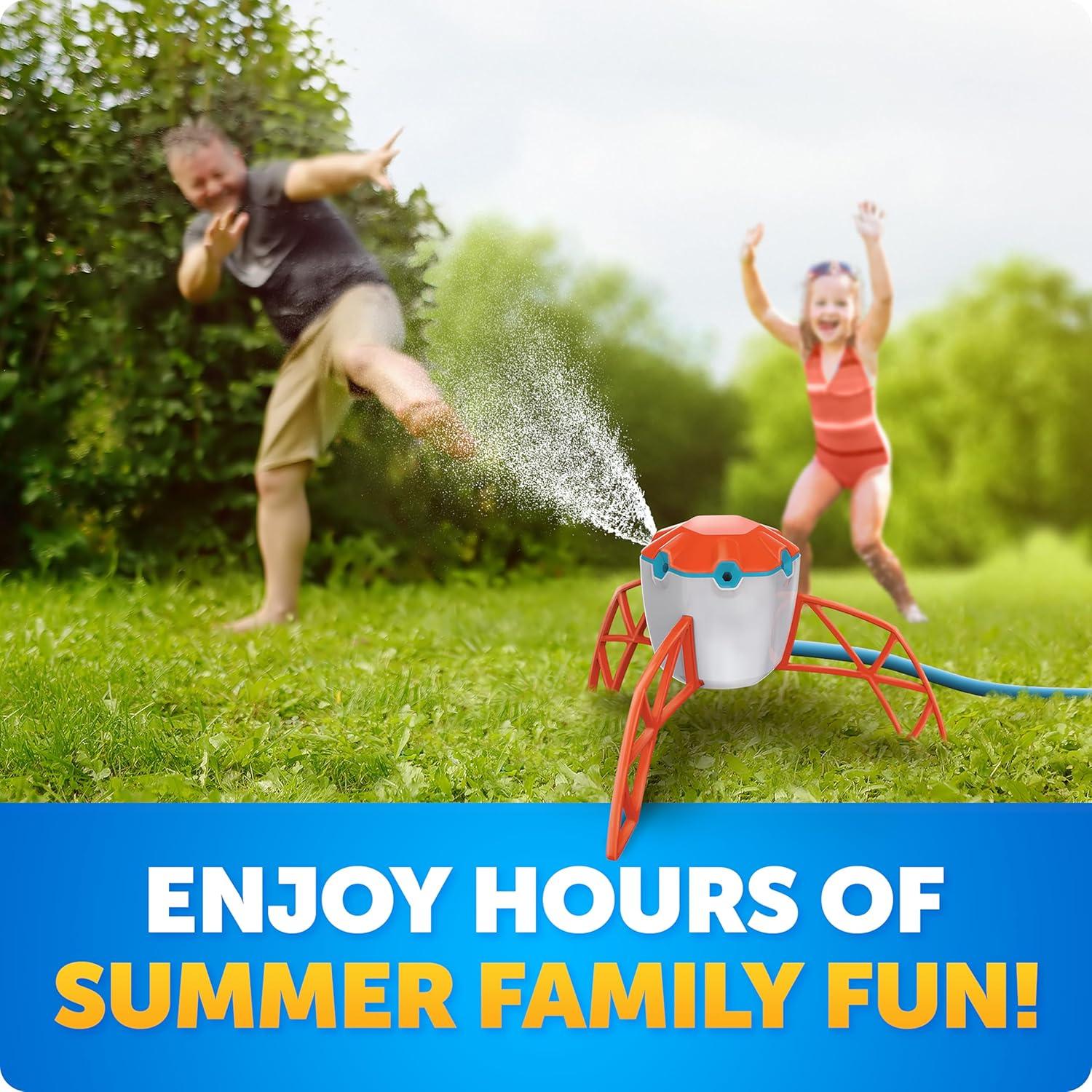 Blue Marble Stomp ‘N Spray Outdoor Sprinkler Game – Stomp & Splash Your Friends, Connects to Garden Hose, Kids Outdoor Water Fun, Kids Water Sprinklers, Water Sprayer, Sprinklers for Child