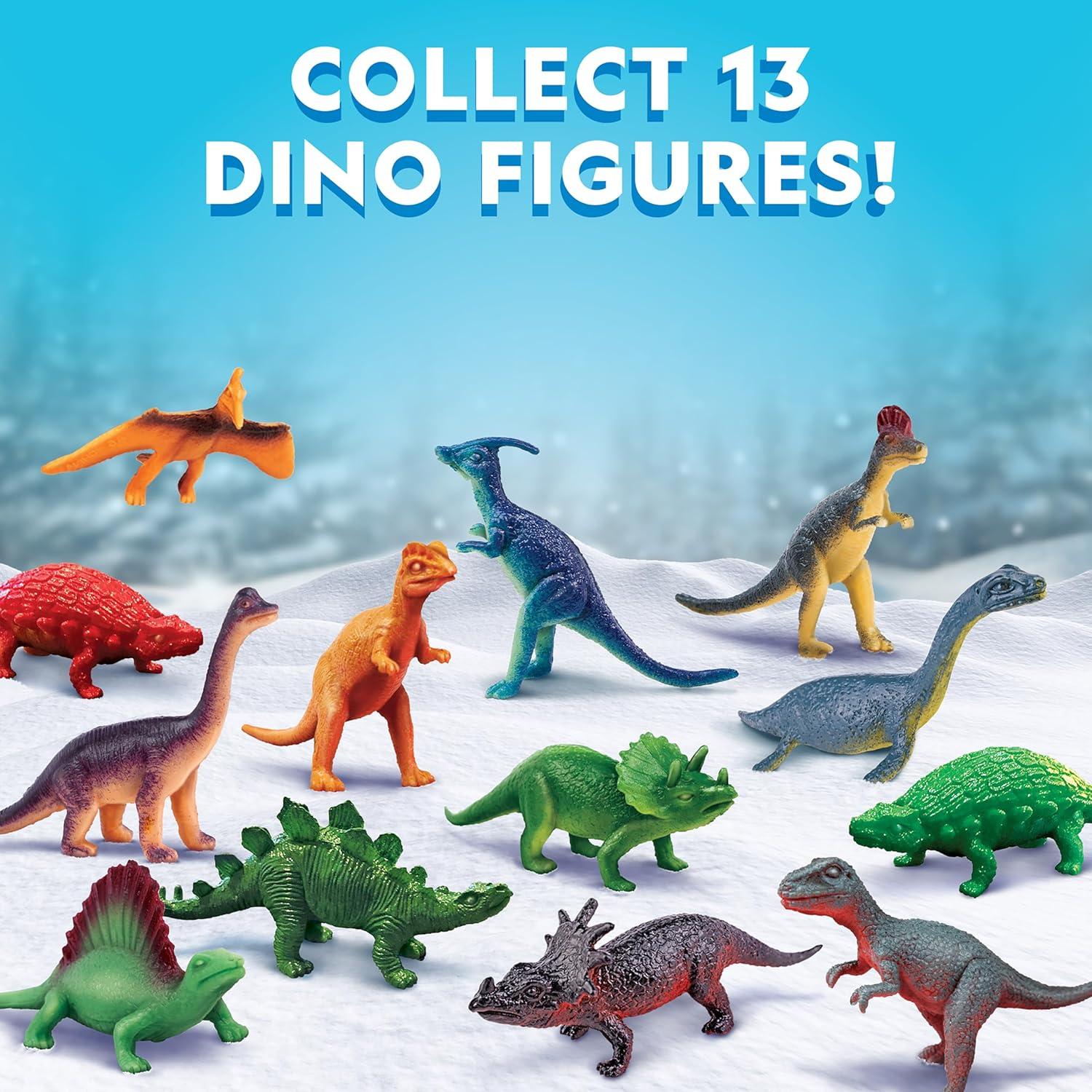 National Geographic Glow-in-The-Dark Dinosaur Skeleton Model Building Kit – Build Replica Velociraptor & T. rex Bones, Educational Dinosaur Egg Activity Kit, Fossils for Kids 5-7(Dinosaur Advent Calendar)