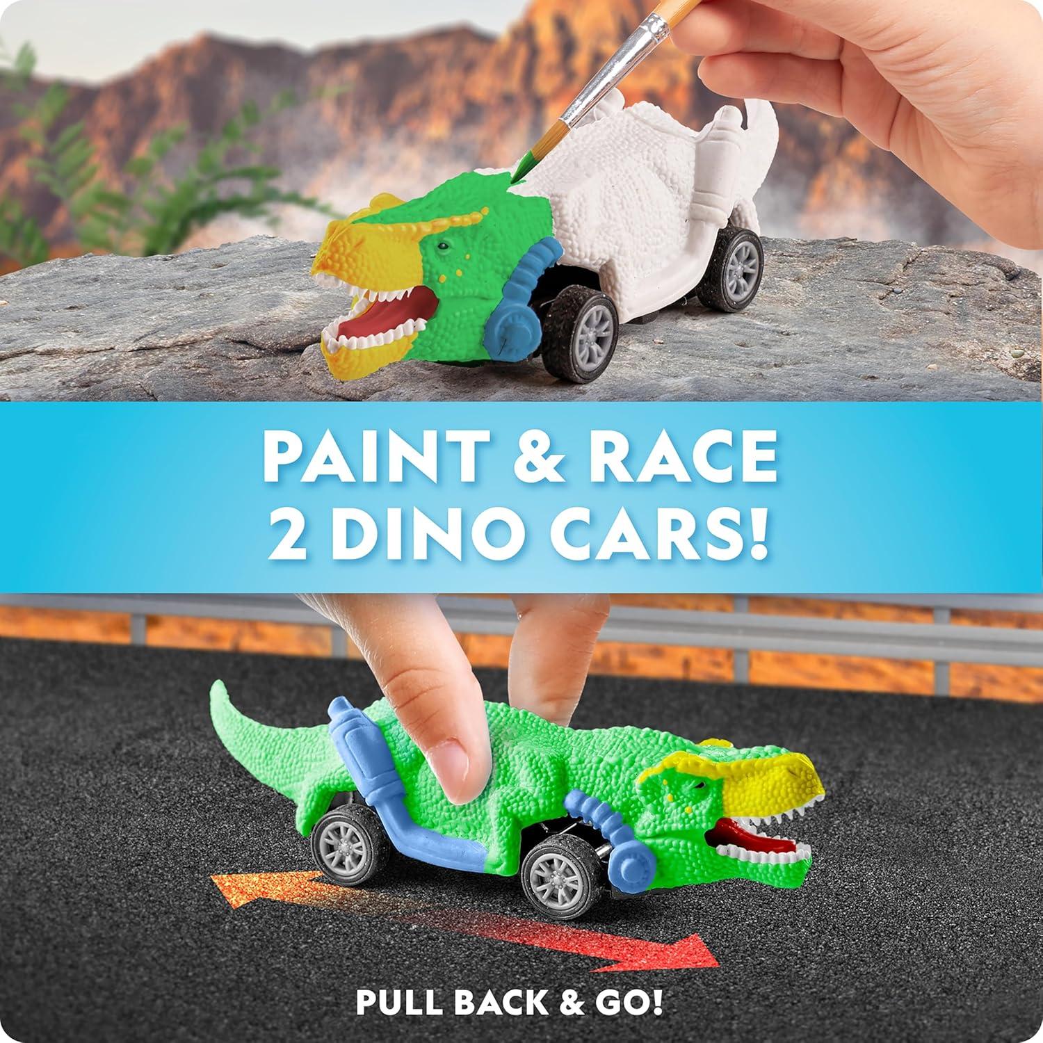 National Geographic Glow-in-The-Dark Dinosaur Skeleton Model Building Kit – Build Replica Velociraptor & T. rex Bones, Educational Dinosaur Egg Activity Kit, Fossils for Kids 5-7(Dino Activity Kit)