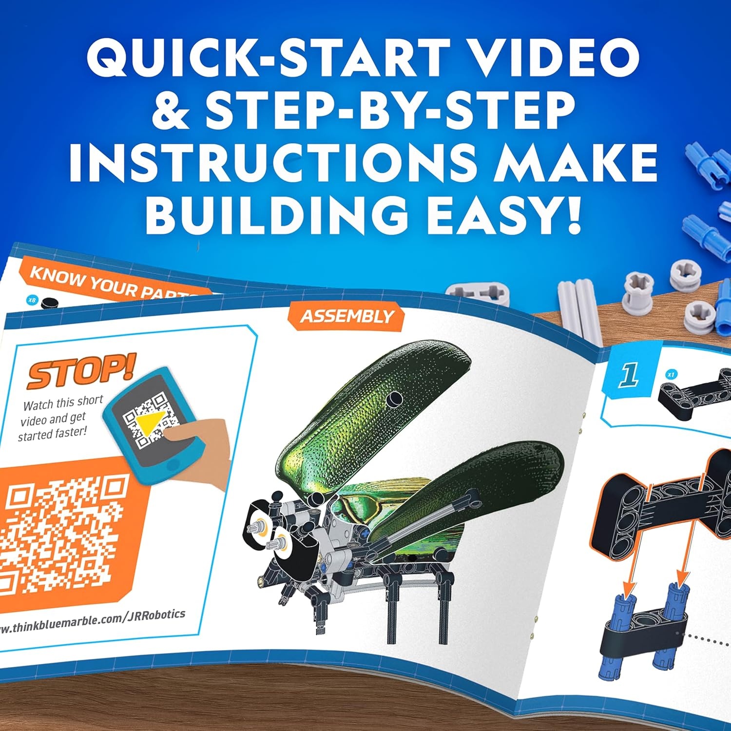 National Geographic Robotic Bug Engineering Science Kit for Kids