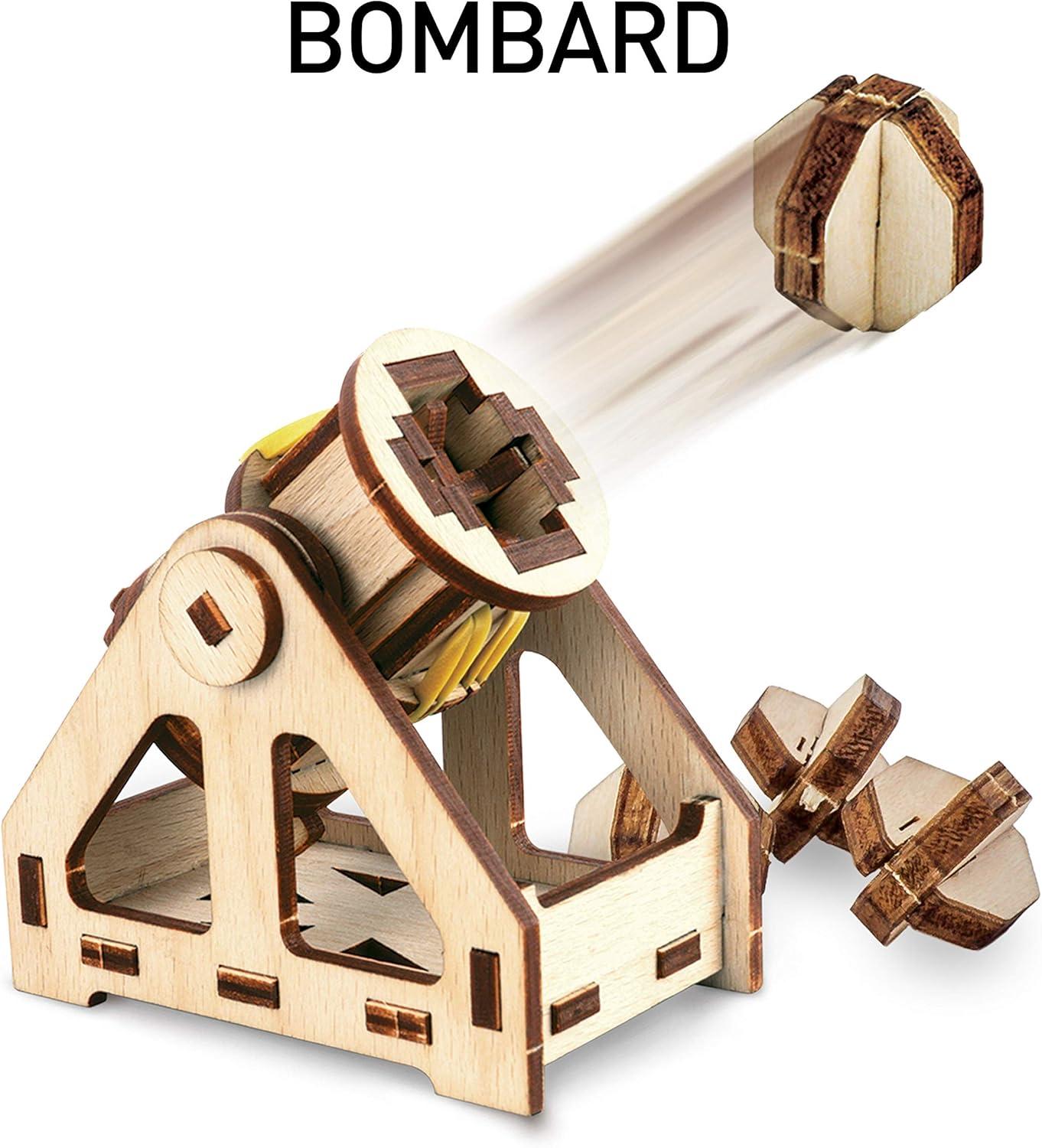 National Geographic Da Vinci Model Kit – Catapult Kit for Kids, 3D Puzzle Building Toy for Boys and Girls, Wood Building Kit for Kids, A Great STEM Project, Engineering Model Kit