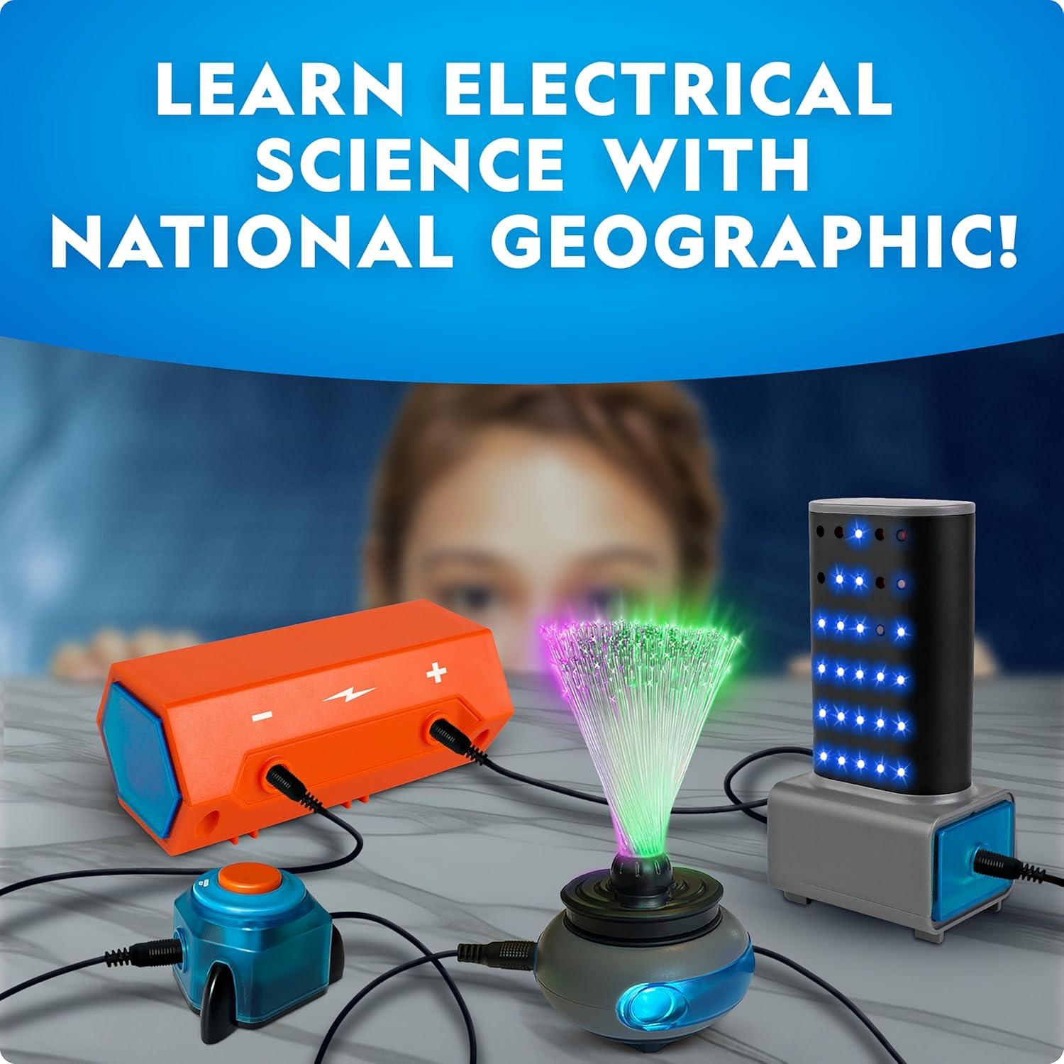 National Geographic Circuit Maker Kit – Electronics Kit for Kids with 120 Electrical Projects, Electric Circuit STEM Toy, Electronic Projects, Electrical Kit for Kids, Electricity Set(120+ Projects)