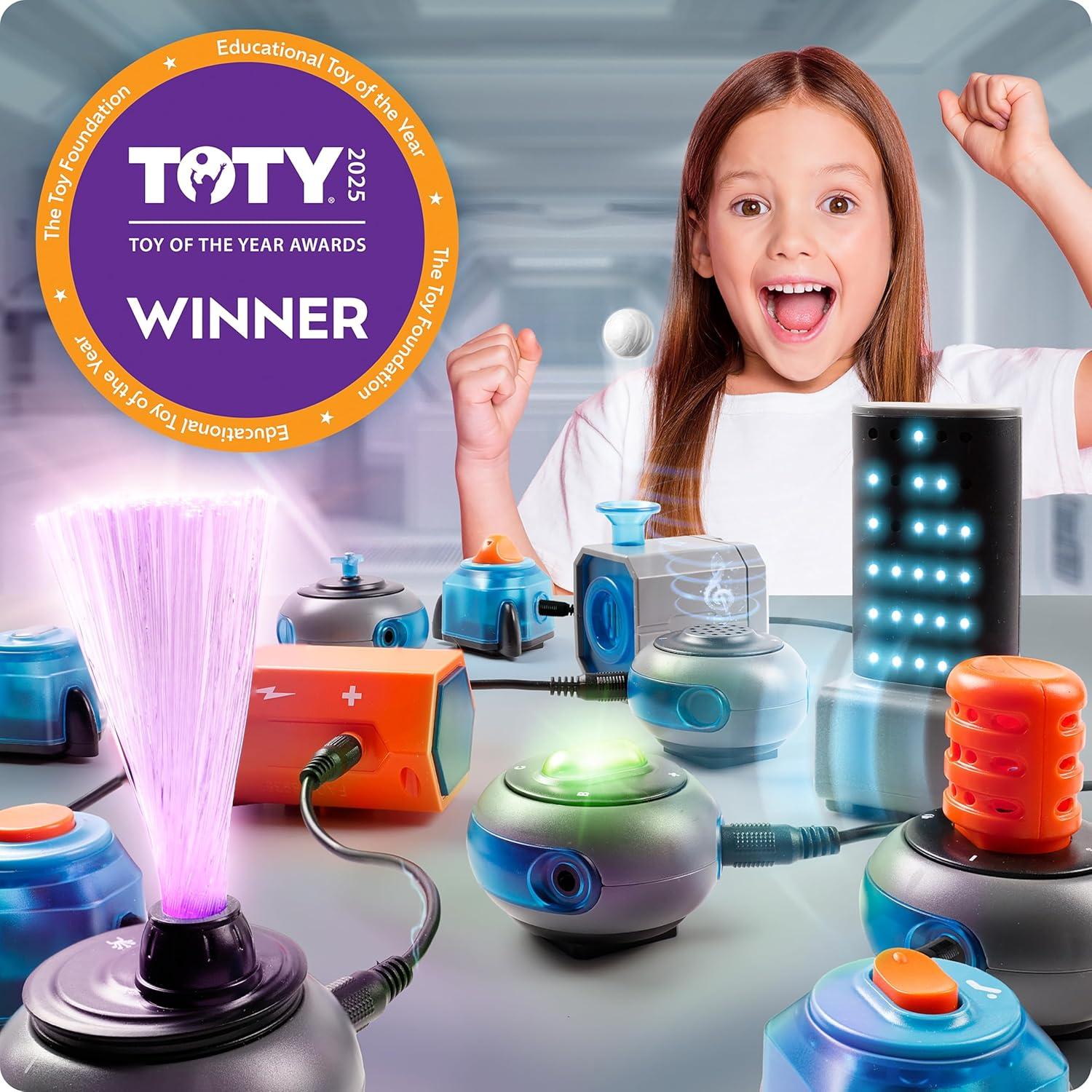 National Geographic Circuit Maker Kit – Electronics Kit for Kids with 120 Electrical Projects, Electric Circuit STEM Toy, Electronic Projects, Electrical Kit for Kids, Electricity Set(120+ Projects)