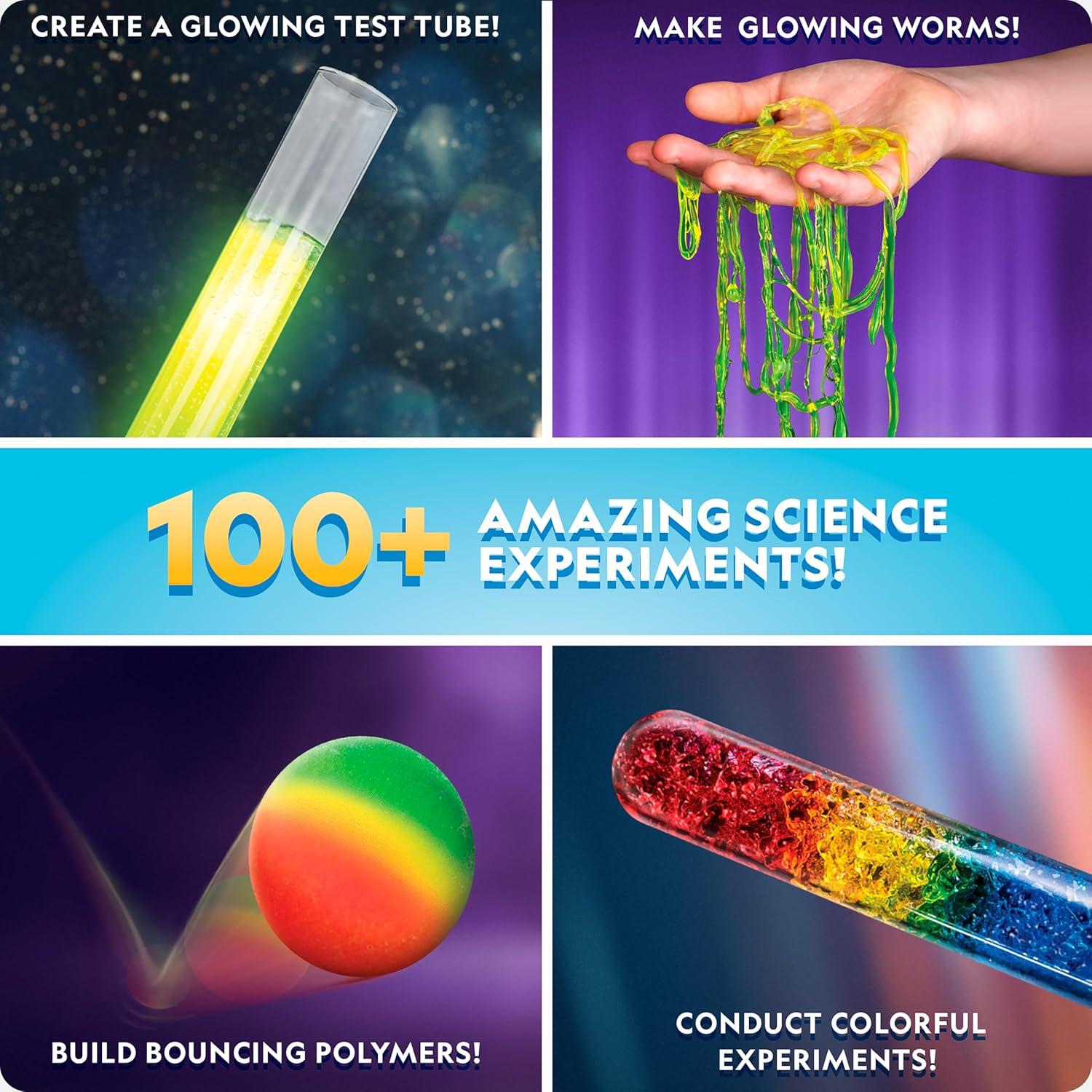 National Geographic Amazing Chemistry Set – Chemistry Kit with 100+ Science Experiments Including Crystal Growing and Reactions, Science Kit for Kids, STEM Gift for Boys and Girls (Amazon Exclusive)(Amazing Reactions)