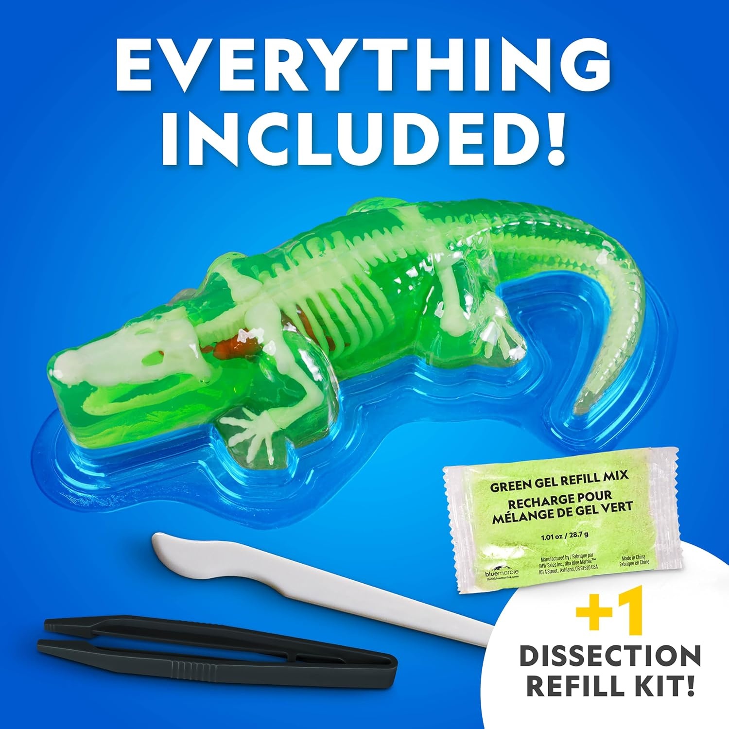 National Geographic Mammoth Dissection Kit and Anatomy Lab for Kids(Crocodile Dissection Kit)