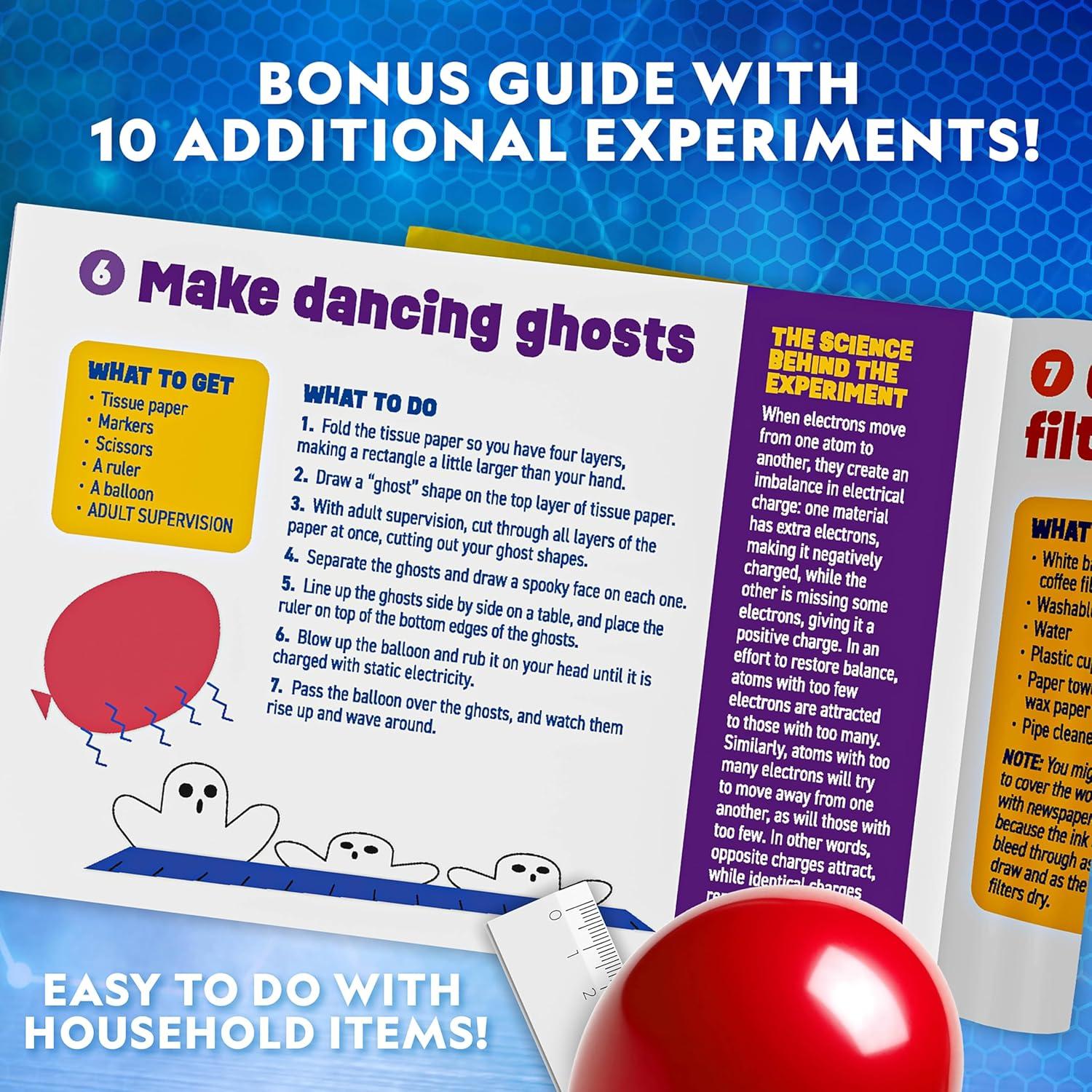 National Geographic Incredibly Gross Science Kit – 16 Disgusting Experiments with Bonus Guide, Yucky Slime Chemistry Set, Learning Toy, STEM Project for Boys and Girls, Birthday Gifts for Kids 8-12(16 Gross Experiments)