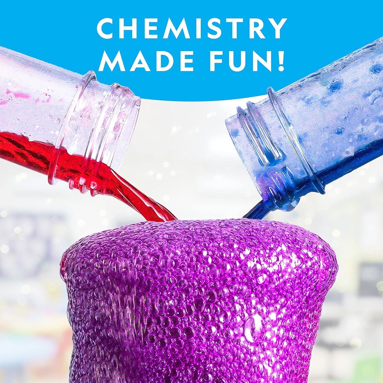 Blue Marble National Geographic Stunning Chemistry Set – Mega Science Kit with 45 Easy Experiments- Make a Volcano and Launch a Rocket, STEM Projects for Kids Ages 8-12, Science Toys