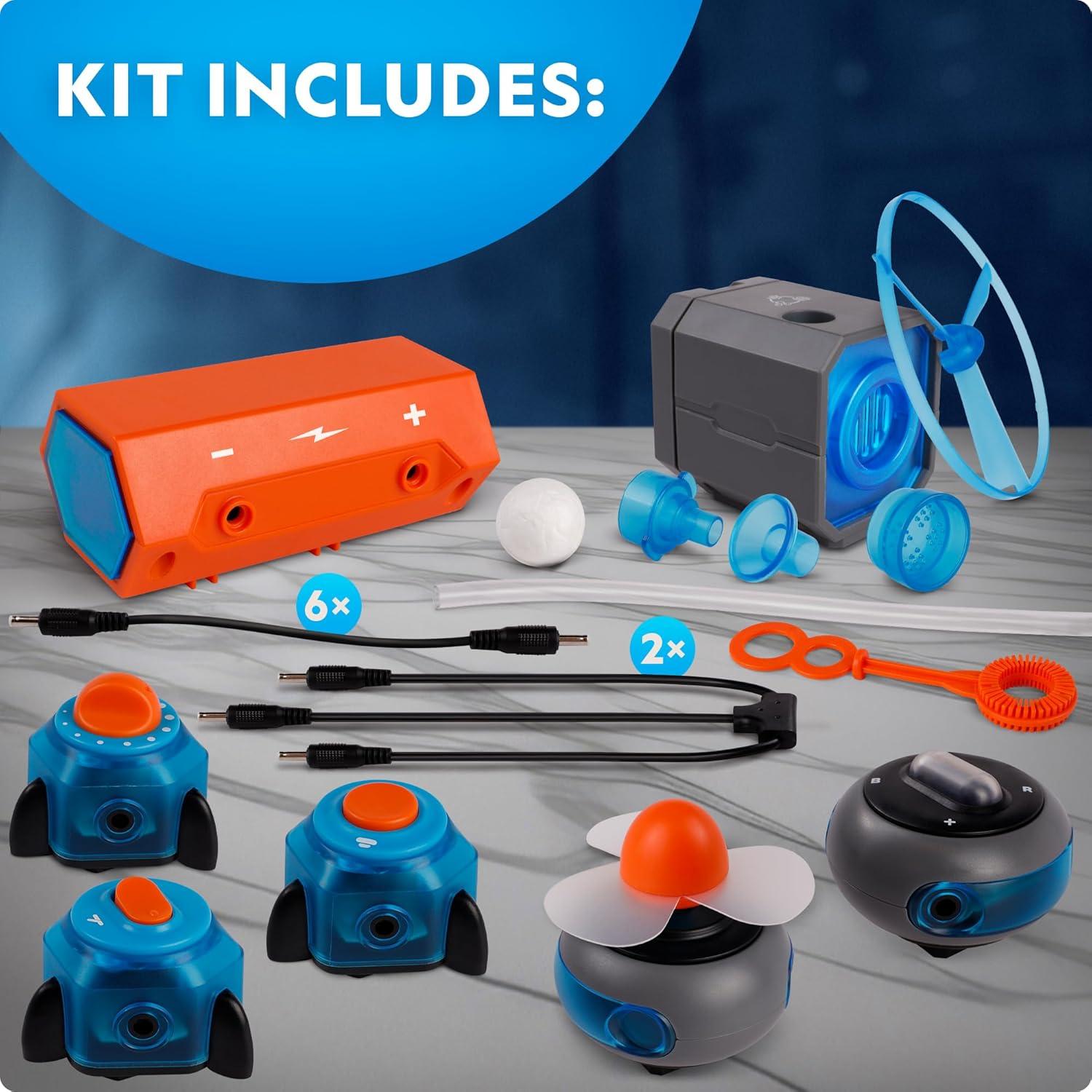 National Geographic Circuit Maker Kit – Electronics Kit for Kids with 120 Electrical Projects, Electric Circuit STEM Toy, Electronic Projects, Electrical Kit for Kids, Electricity Set(40+ Projects)