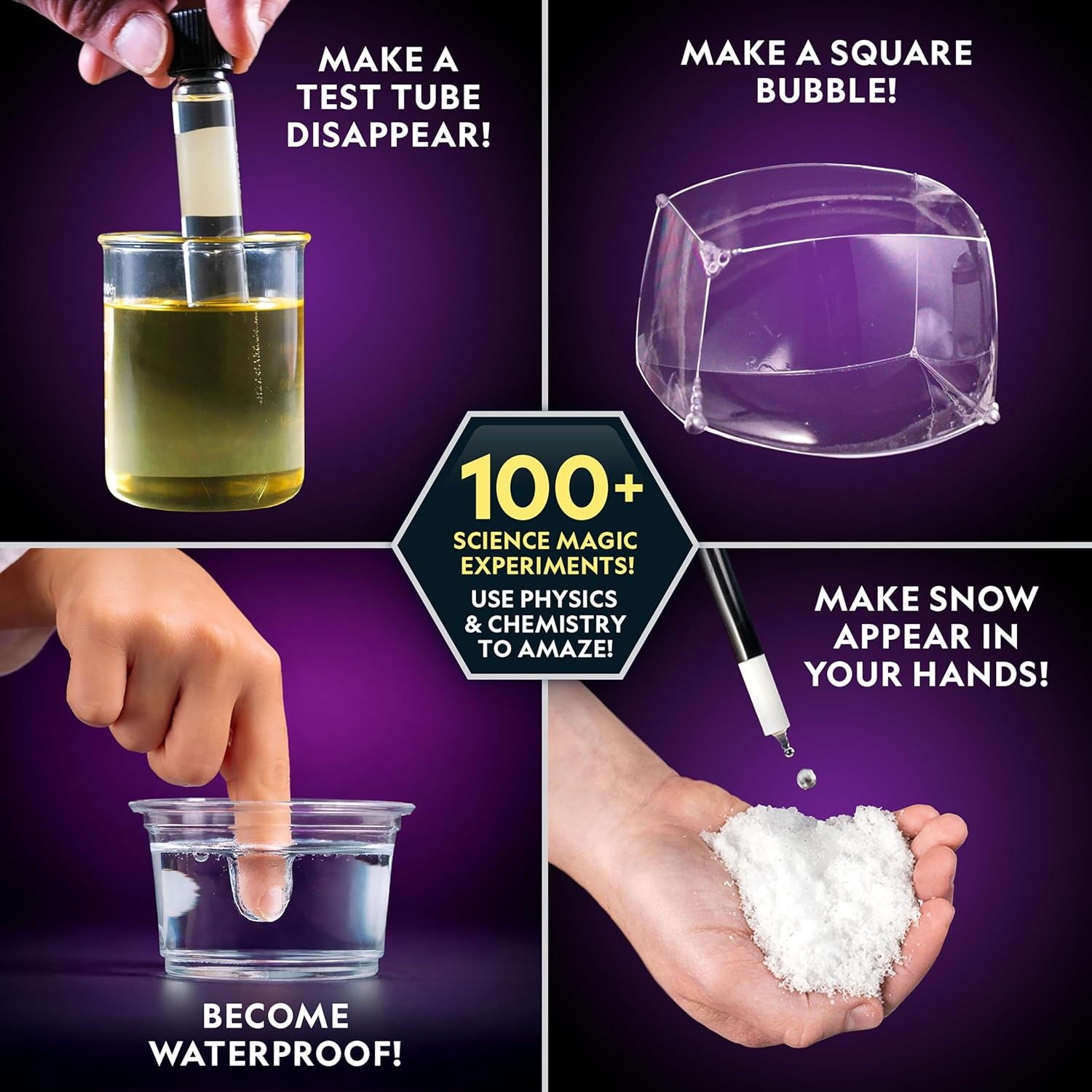 National Geographic Epic Magic Kit with 175+ Tricks for Kids 8-12 | 75+ Illusions, 100+ Science Experiments, 75+ Video Lessons from a Professional Magician, STEM Activities, Birthday Gift(175+ Magic Tricks)