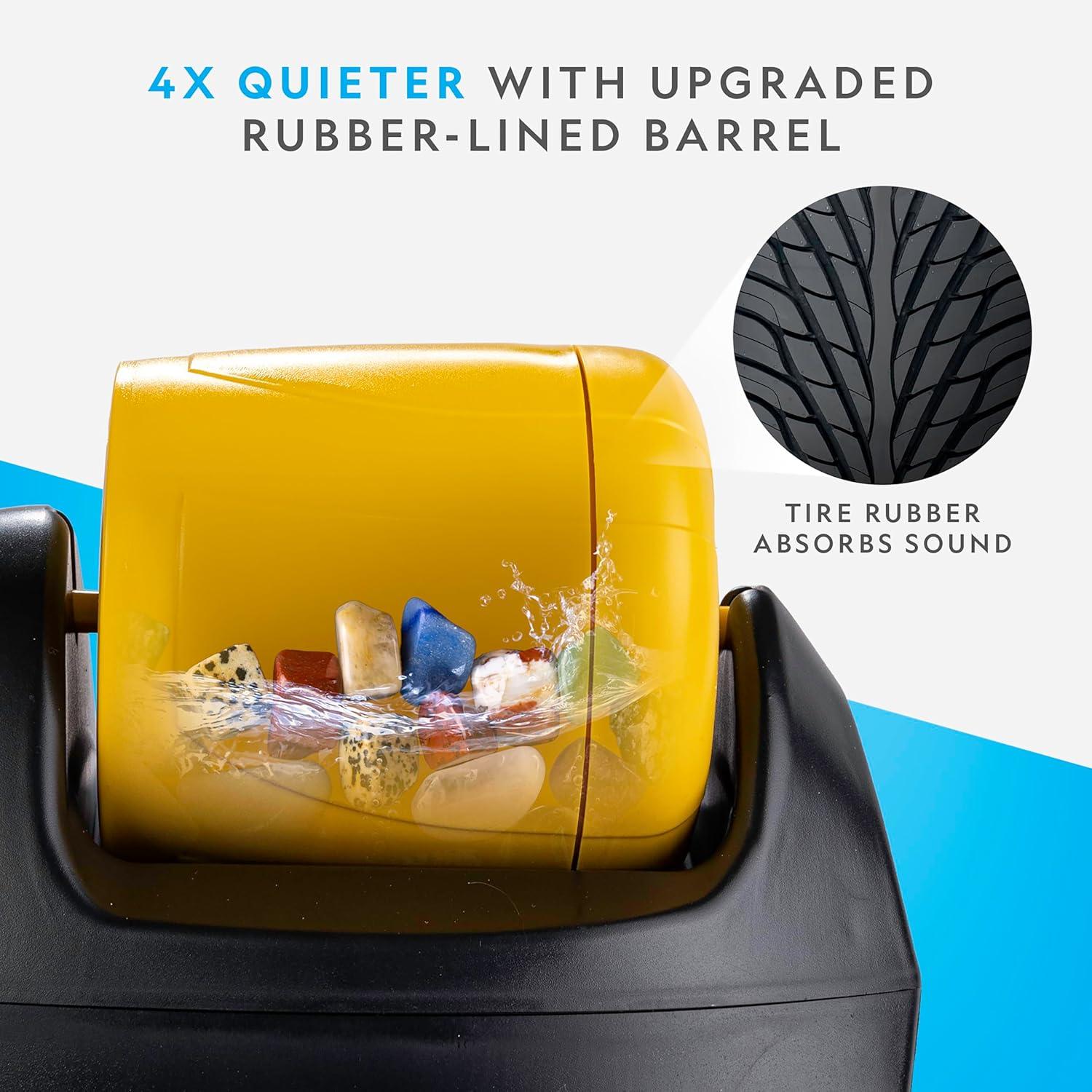 National Geographic Starter Rock Tumbler Kit – Durable Leak-Proof Rock Polisher – Complete Rock Tumbling Kit with 4-Stage Silicon Carbide Grit – Geology Hobby, Rocks & Crystals (Amazon Exclusive)